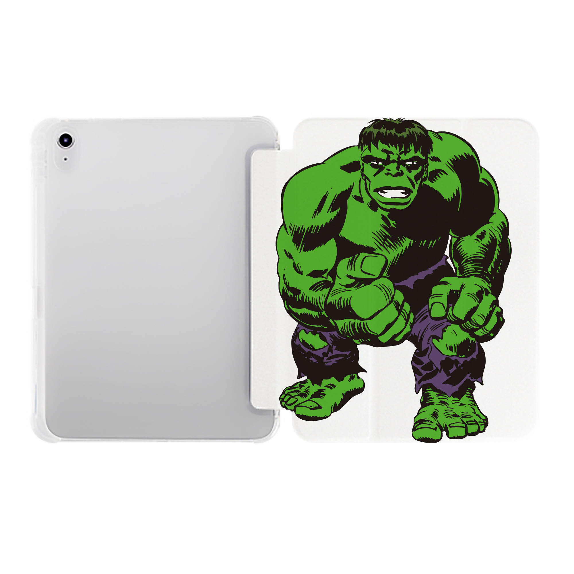 （画像用） アベンジャーズ The Avengers IPad ケース ペン収納付き 三つ折りスタンド PUレザー×シリコン 対応機種9.5/10.5/10.9インチ